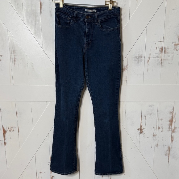 Bootcut Jeans in Deep Indigo Blue - Picture 4 of 11